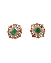 Emerald Stud Earrings